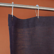 Linen Shower Curtain , Color: Charcoal