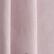 Dusty Pink Linen Eyelet Curtain with Blackout Lining - Custom Sizes & Coloгrs