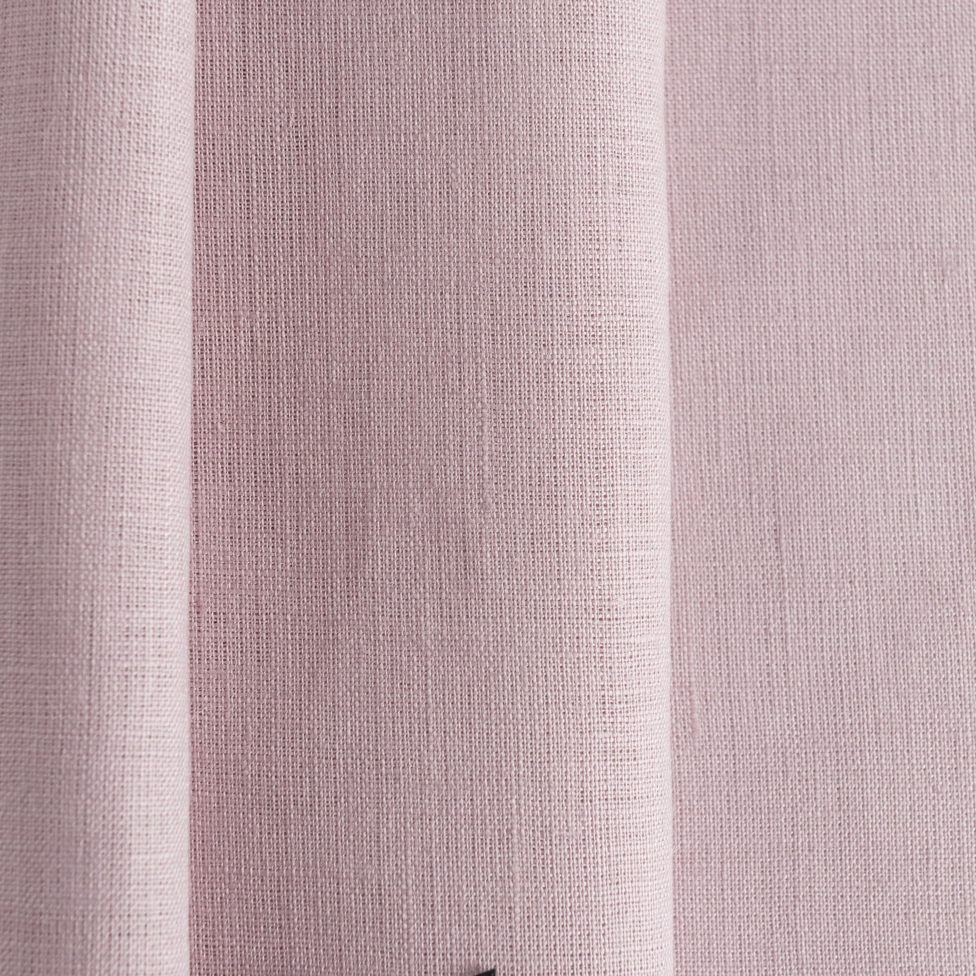 Dusty Pink Linen Eyelet Curtain with Blackout Lining - Custom Sizes & Coloгrs