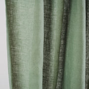 Asparagus Linen Curtain Close