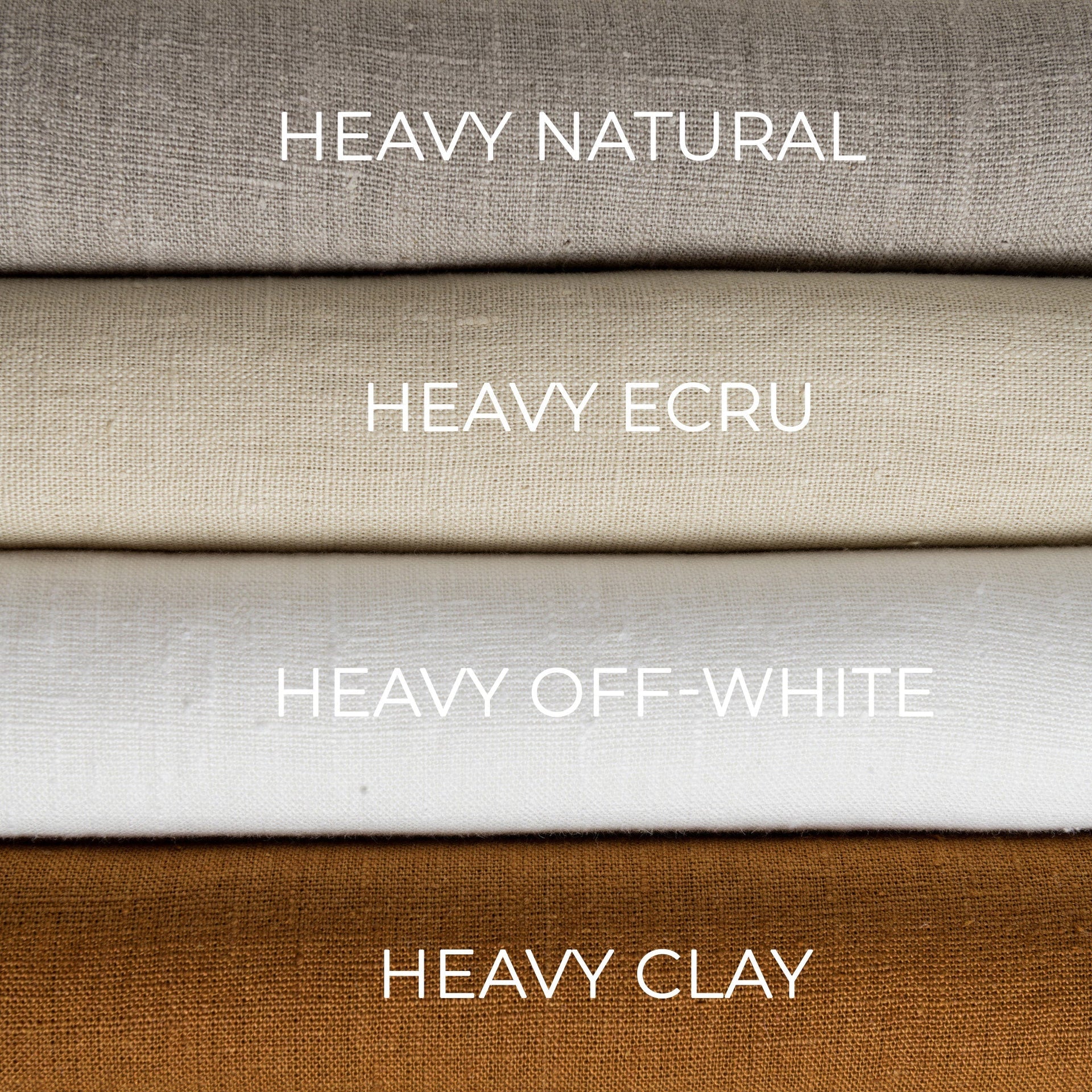 @Color: Heavy Weight Natural, Color: Heavy Weight Ecru, Color: Heavy Weight Off-White, Color: Heavy Weight Clay;