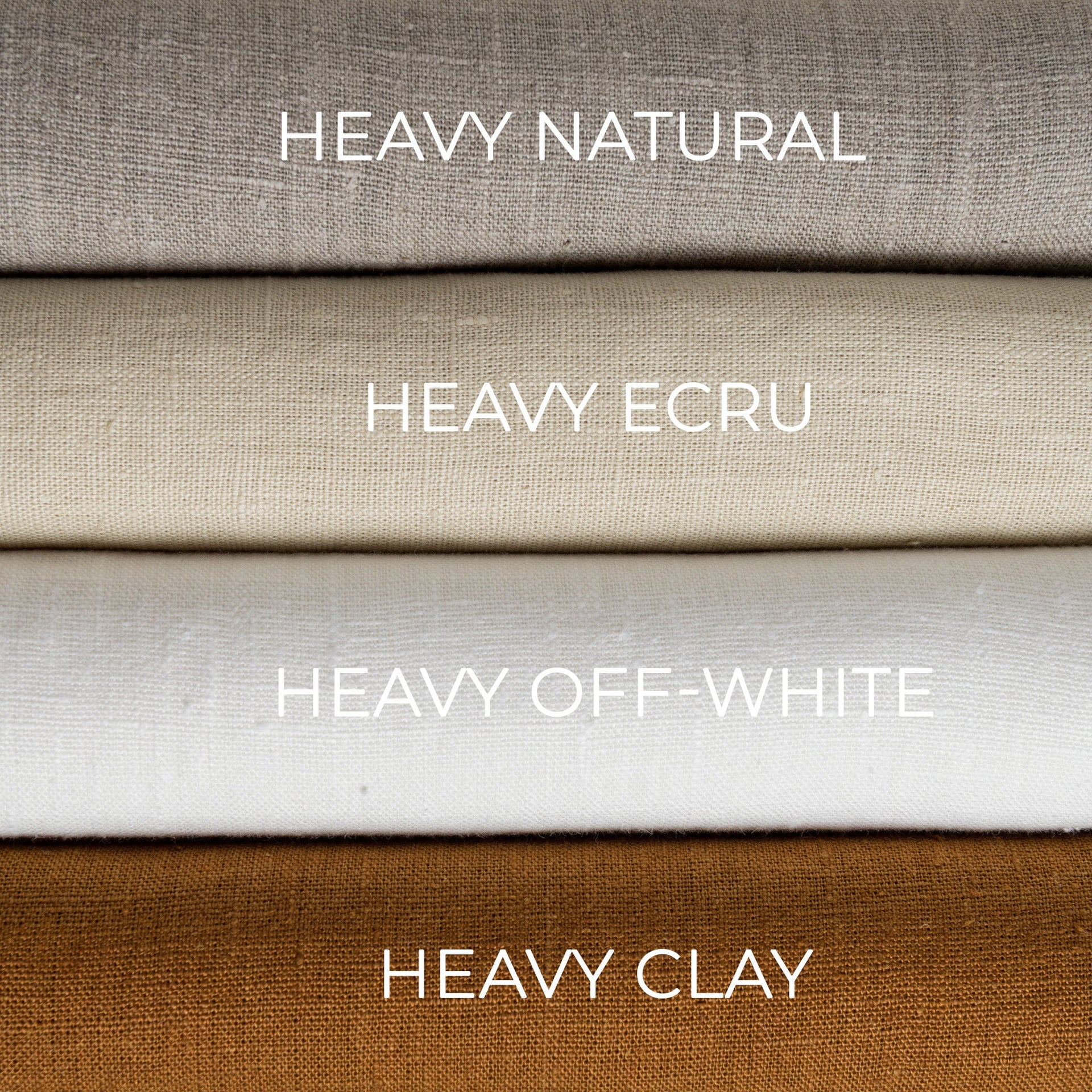 @Color: Heavy Weight Natural, Color: Heavy Weight Ecru, Color: Heavy Weight Off-White, Color: Heavy Weight Clay;