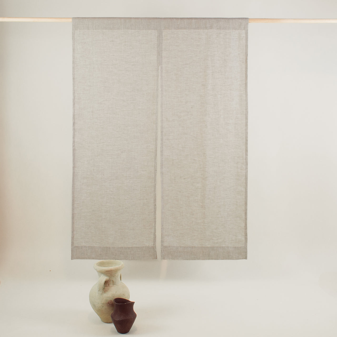 Linen Noren Curtain - Japanese Curtains - Noren Drapes - Door Curtain