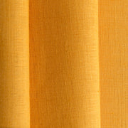 Mustard Yellow Linen Fabric by the Meter - 100% French Natural - Width 133 cm, 267 cm