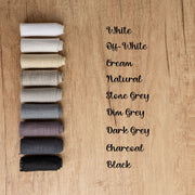 @color: White, color: Off-White, color: Cream, color: Natural, color: Stone Grey, color: Dim Grey, color: Dark Grey, color: Charcoal, color: Black