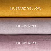 @Color: Mustard Yellow, Color: Dusty Pink; Color: Dusty Rose;