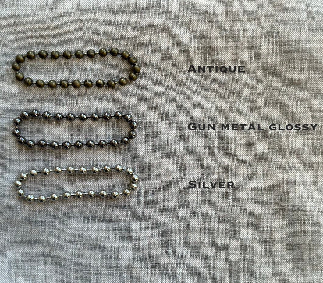 @Cord Color: Metal Antique; Cord Color: Gun Metal Glossy; Cord Color: Metal Silver