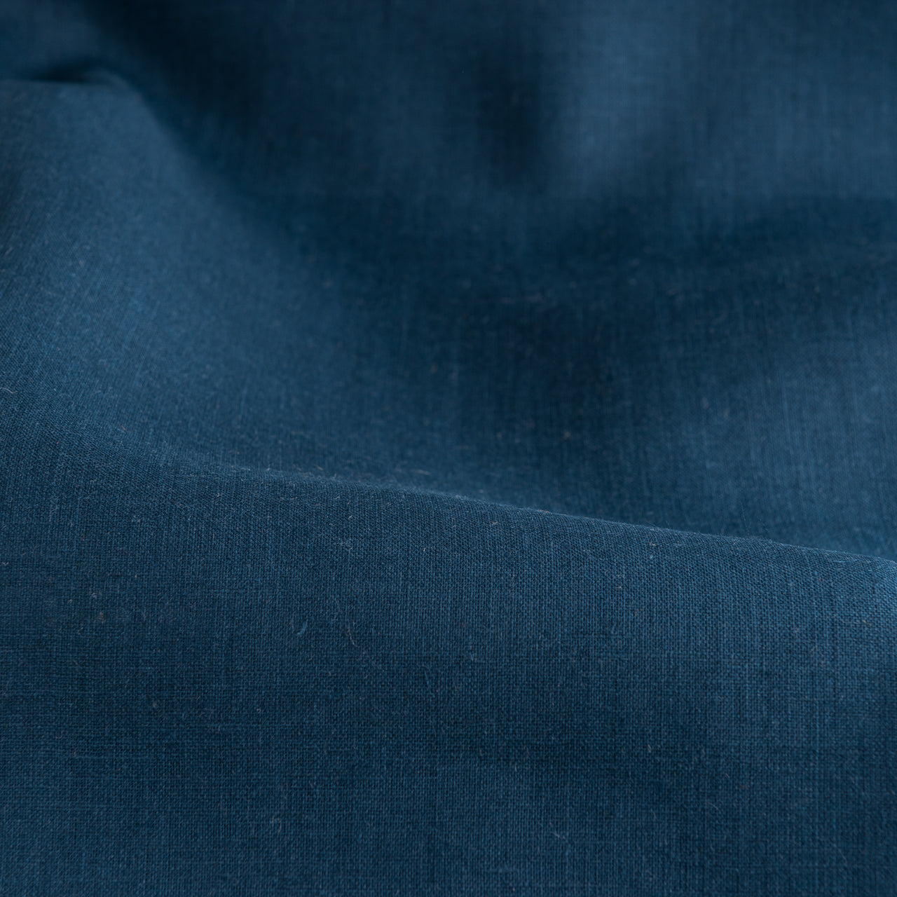 Royal Blue Linen Fabric by the Meter - 100% French Natural - Width 133 cm, 267 cm
