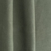 Sage Green Eyelet Linen Curtain Panel