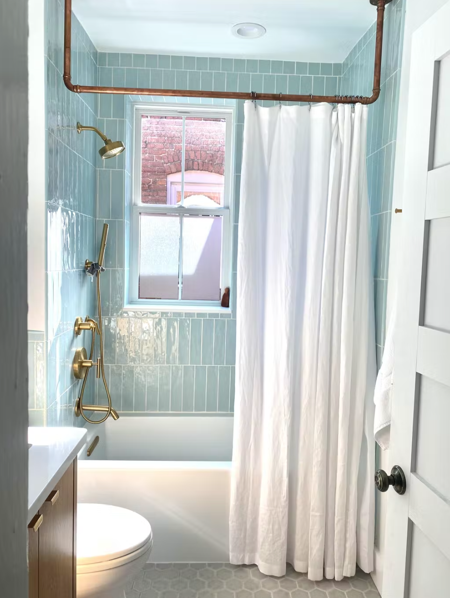 Linen Shower Curtains – Ready-Made & Bespoke Shower Curtains