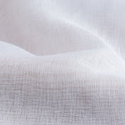 White Linen Sheer Fabric by the Meter - 100% French Natural - Width 133 cm, 267 cm