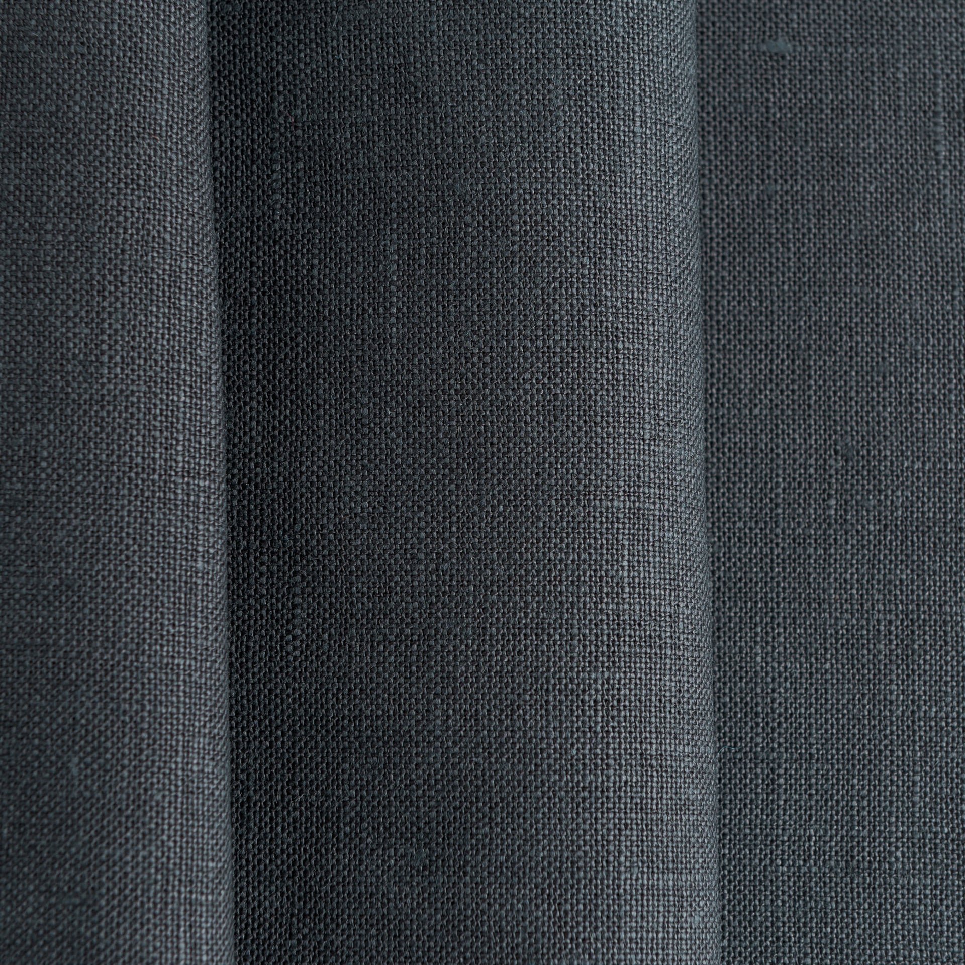 Charcoal Fabric by the Meter - 100% French Natural - Width 133 cm, 267 cm