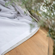 Linen Curtain for Wavefold Track System with Cotton Lining