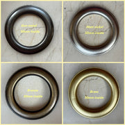 @Grommets Color: Gun Metal/Metal, Grommets Color: Matt Nickel/Metal, Grommets Color: Bronze/Metal, Grommets Color: Brass/Metal