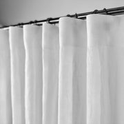 S-Fold Linen Curtain Panel with Cotton Lining