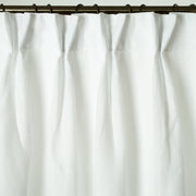 Dutch Pleat Linen Curtain Panel with Cotton Lining