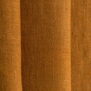 Terracotta Heavy Weight Linen Fabric by the Meter - 100% French Natural - Width 133 cm