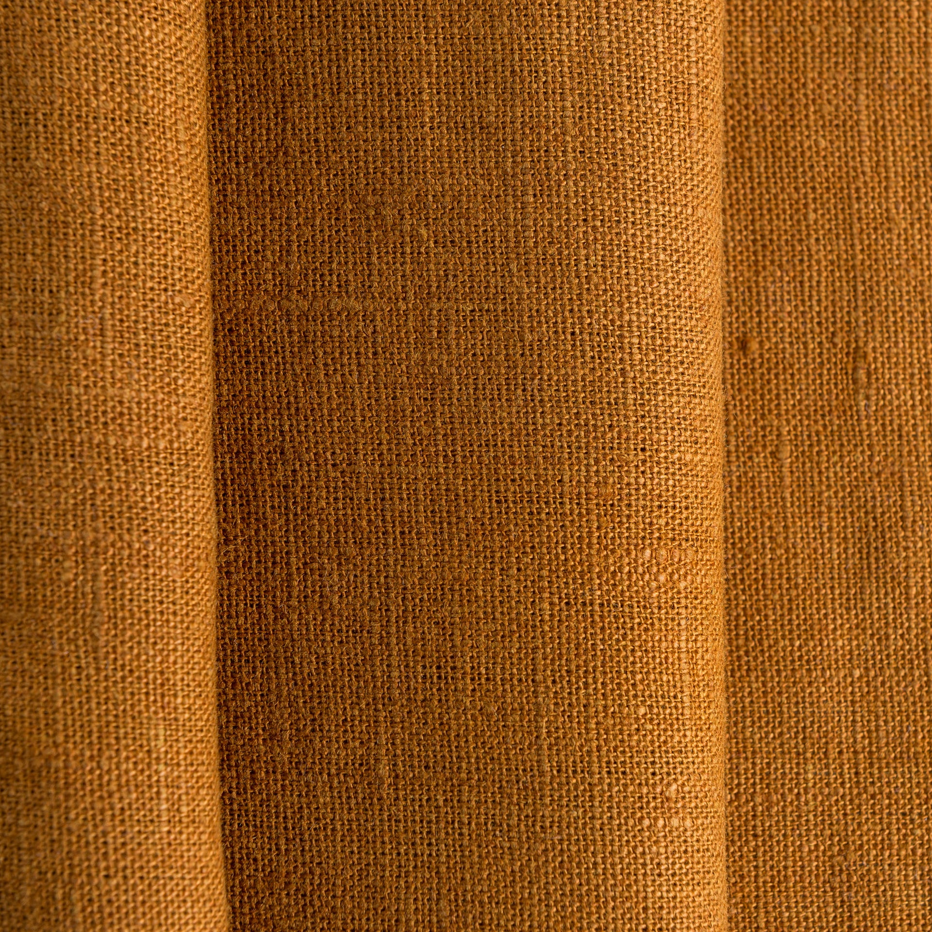 Terracotta Heavy Weight Linen Fabric by the Meter - 100% French Natural - Width 133 cm