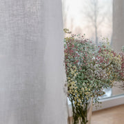 Two Tone Linen Curtain Panel