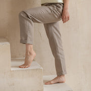 Linen Cropped Pants