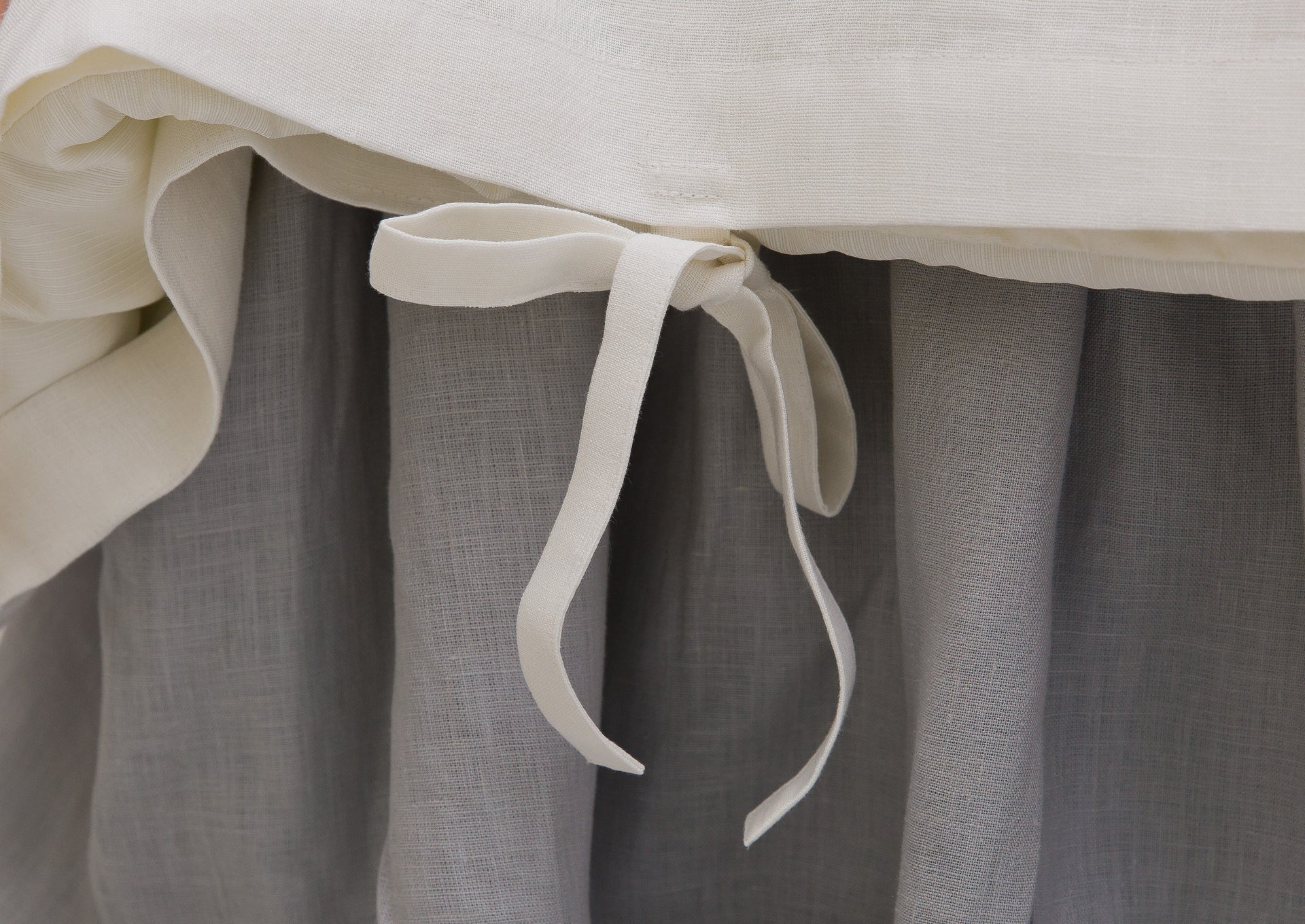 Linen Duvet Cover with Ties