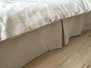 Linen Bed Valance Cover