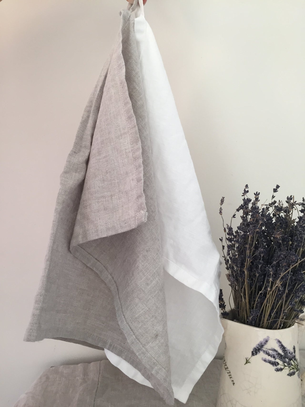 Linen Bath and Hand Towel Set