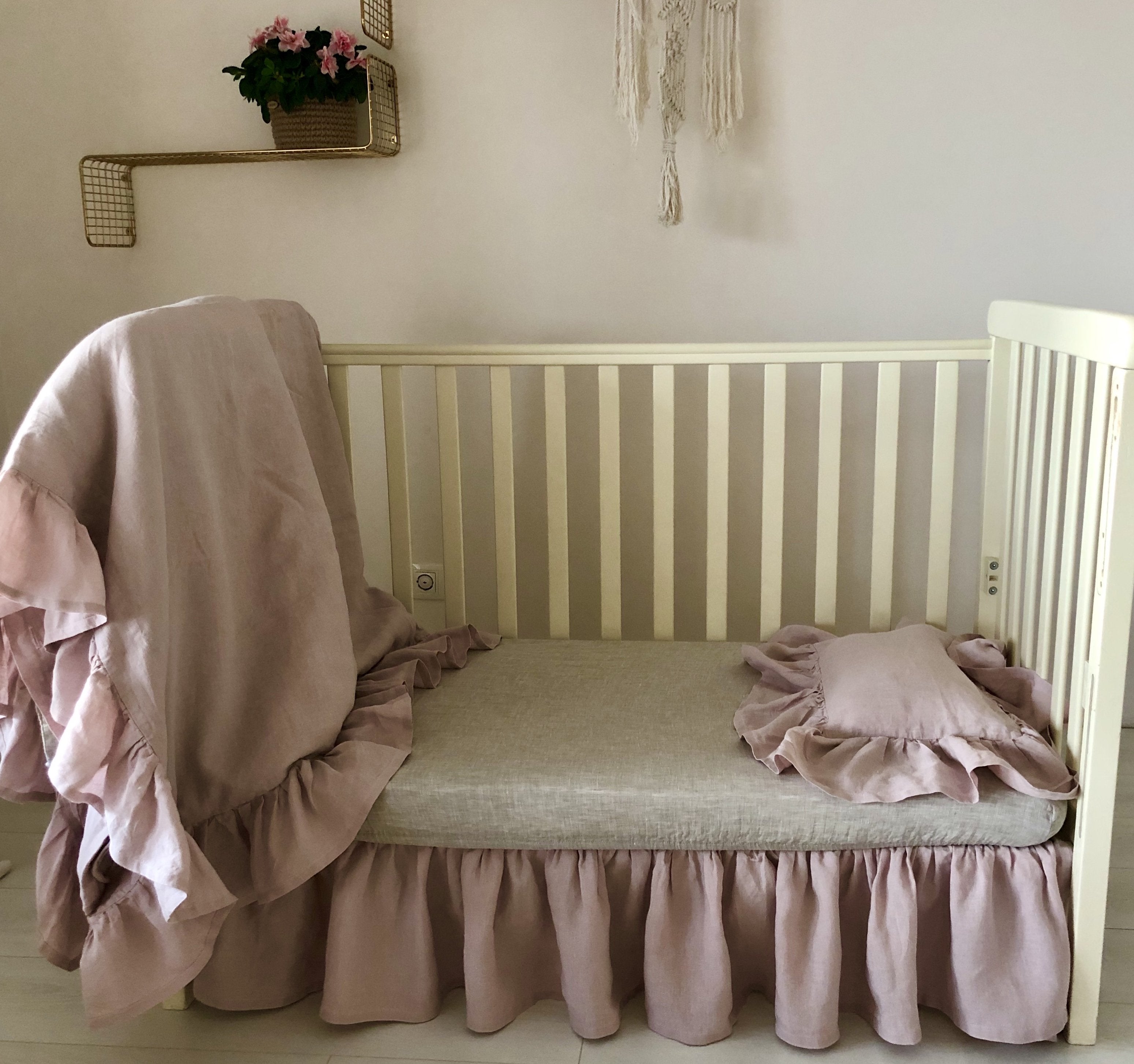 Linen Baby Bedding 100 Natural Baby Linen Sets