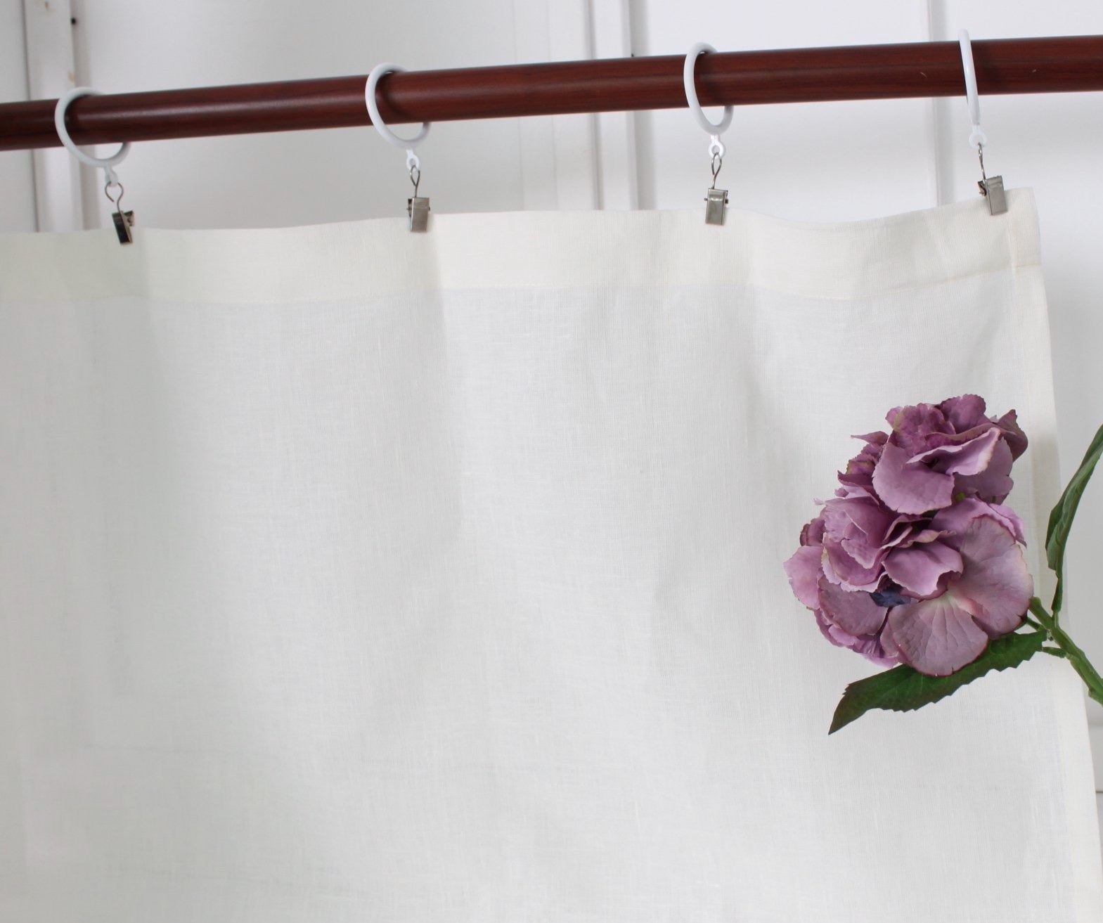 Linen Curtain for Clips