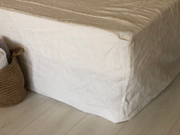 Oversized Linen Bed Valance 