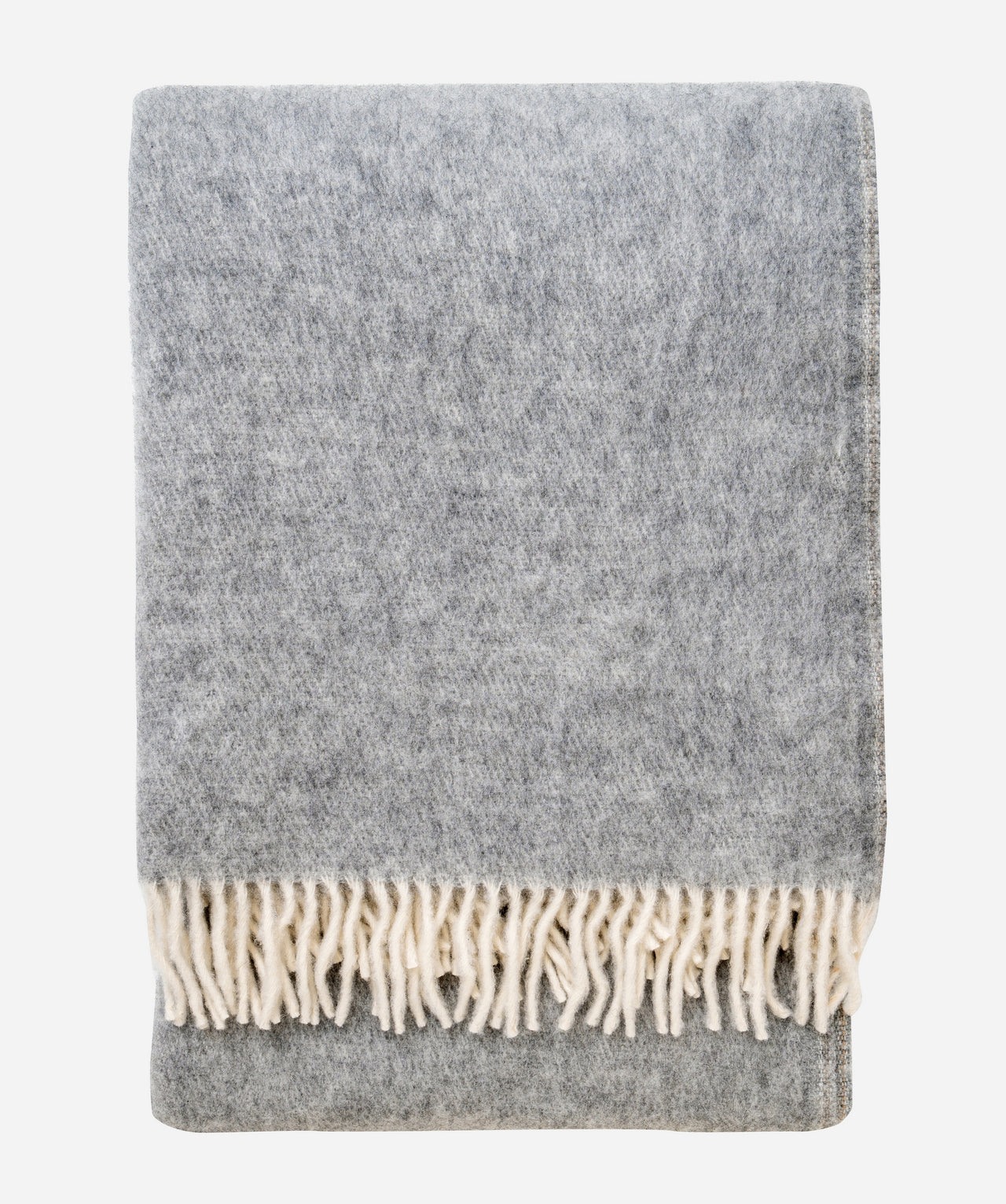 Heavy & Thick Wool Throw Blanket - Gray Throw Blanket - 100% Pure Sheep Wool